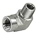 Coxreels 617 Steel 90 Degree Straight Elbow for Spring Driven Reel, 3/8" Male x Female NPT, 5000 PSI