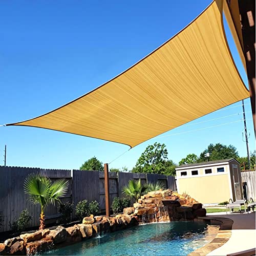 Malla Sombreadora,Red de Sombra toldo Vela -Toldos Exterior Terraza para Patio ProteccióN Rayos UV,Aporta Sombra a tu jardín.10x15m Toldo Vela Rectangular