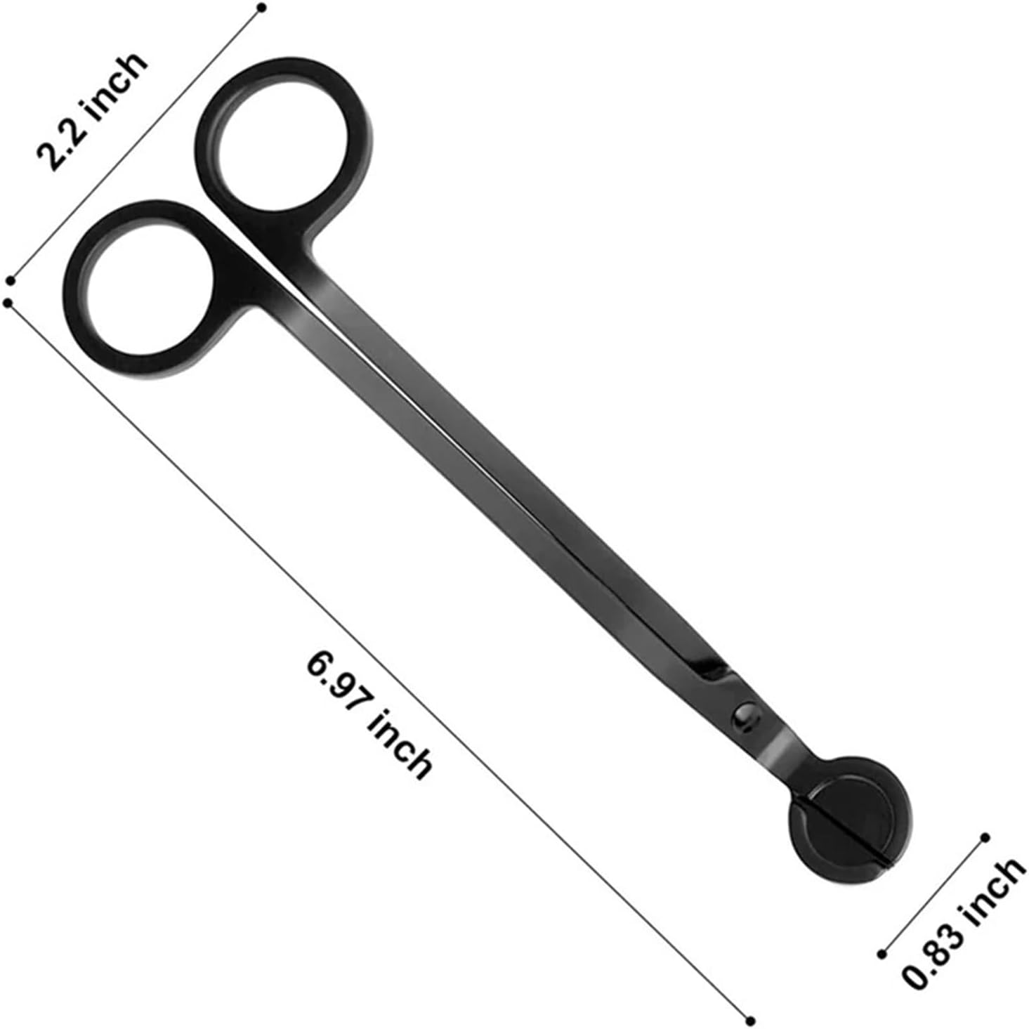 6Xプレミアムキャンドル芯トリマー - 頑丈なステンレススチール芯カッター