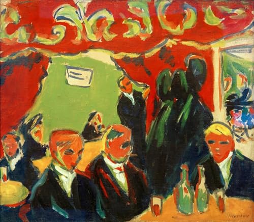 Toile affiche affiche de arts de paysages célèbres par Ernst Ludwig Kirchner 60x90