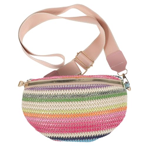 Pochette à la taille de taille femme pp en paille transformable