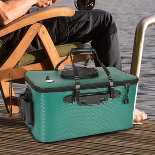 Sac de rangement pour randonnée camping et pêche avec lanière ajustable et bac étanche - 3