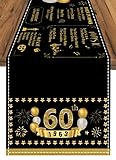 Henghere 60th Birthday Decorations for Women Men, 60th Birthday Party Supplies, Vintage 60th Birthda