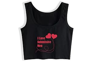 I Love Submissive Men Crop Top: Express Your Passion