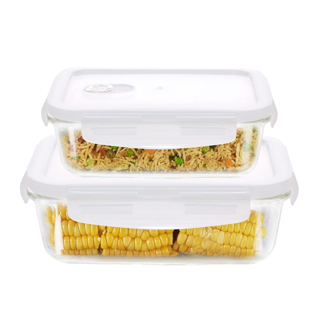 Cutting EDGE Glass Containers - Set of 3 -13 Cutting EDGE Glass Containers - Set of 3 -13
