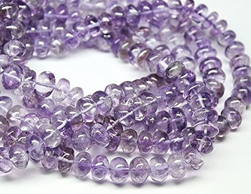 Perles améthyste rose rondelle 10mm 12mm fil craft perles minérales en vrac