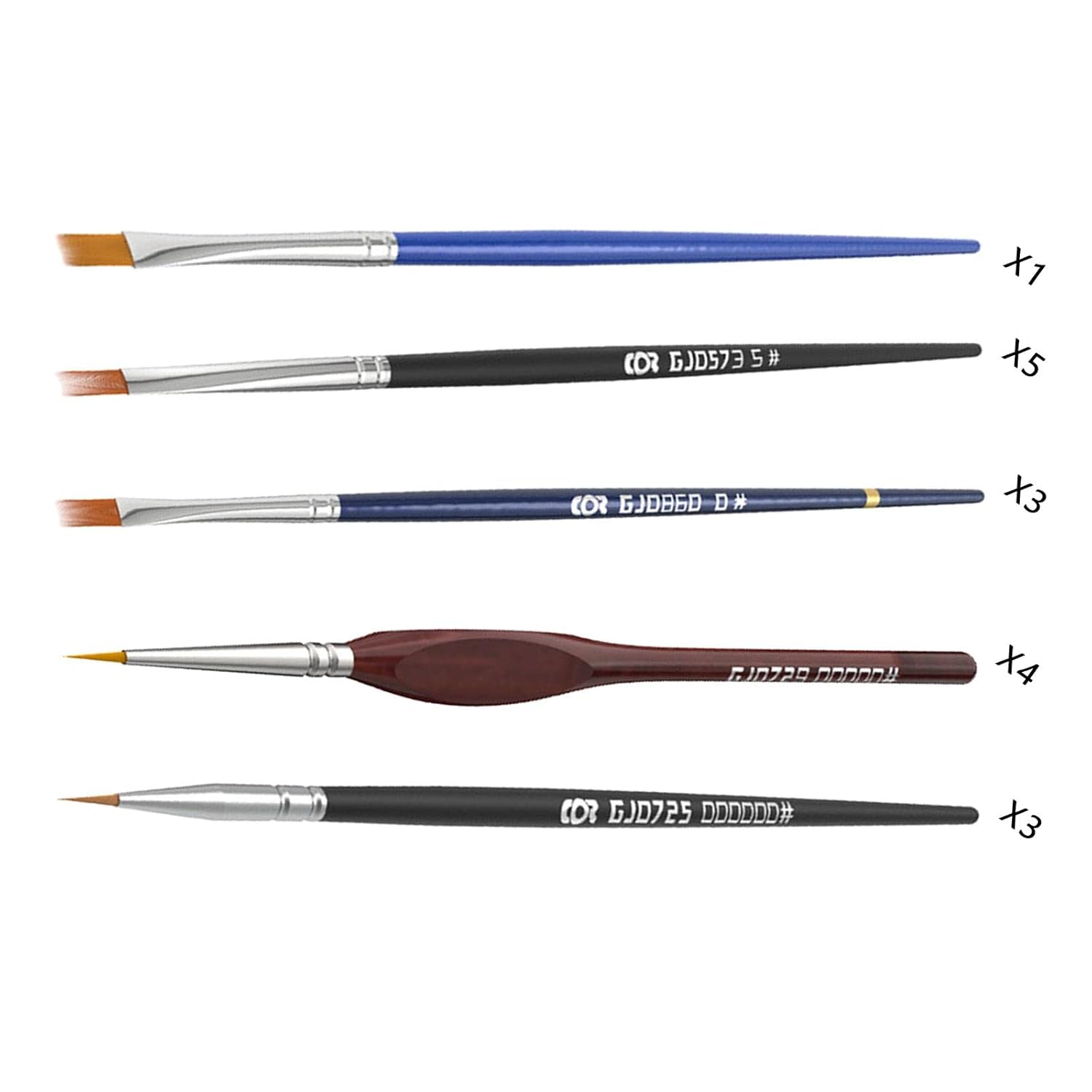 Professional Model Coloring Tool Fine Model Painting Pen Miniature Brushes 3pcs Style 1 Amazon