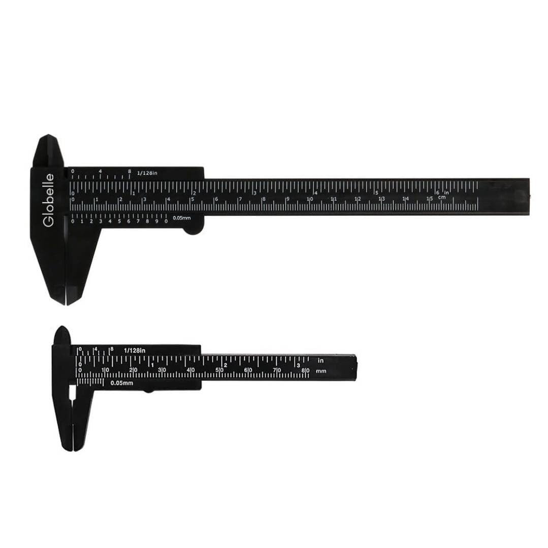 Globelle Vernier Caliper Set (Pack of 2) - Durable ABS Plastic Ruler, Precision Measuring Tool for Permanent MakeUp| Tattoo | Measuring Tool-image-23