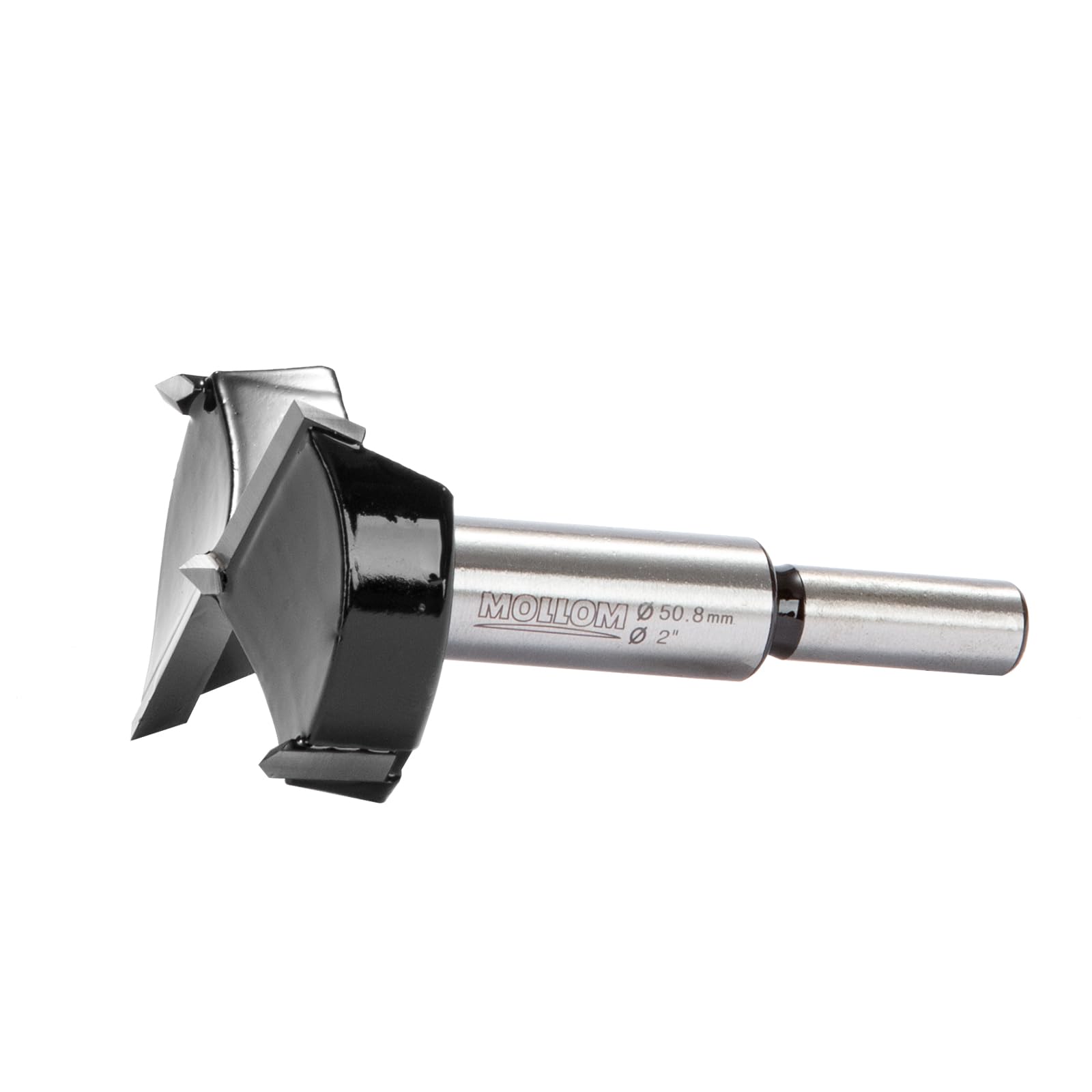 MOLLOM 2" (50.8mm) Forstner Drill Bit for Precise Woodworking with Durable YG8 Carbide Thickness of 2.0mm,This Hinge Cutter Tool is Ideal for Hard Wood Plastic