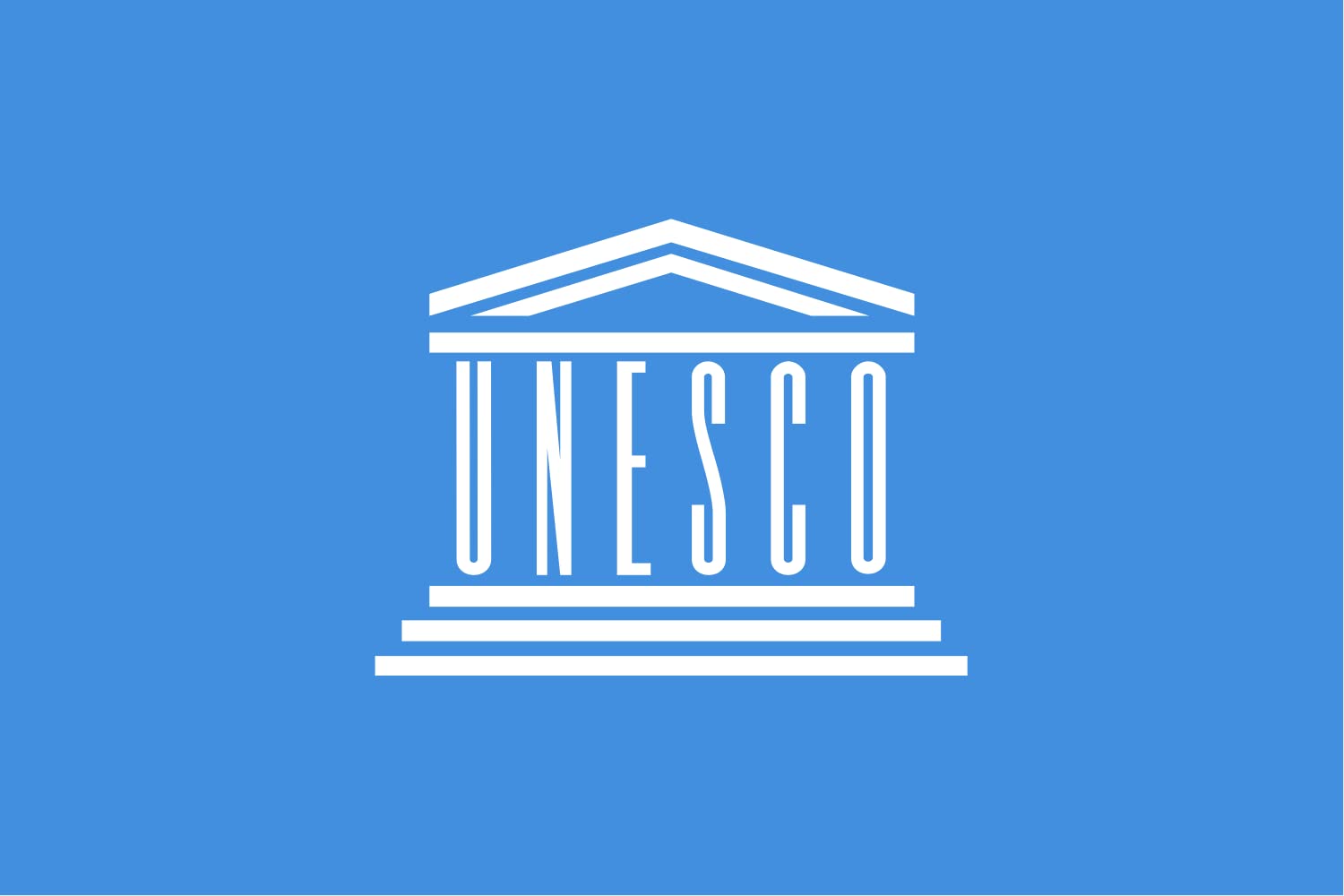 Drapeau Organisation des Nations unies taille Medium pavillon bleu ONU pour mât 90x150cm
