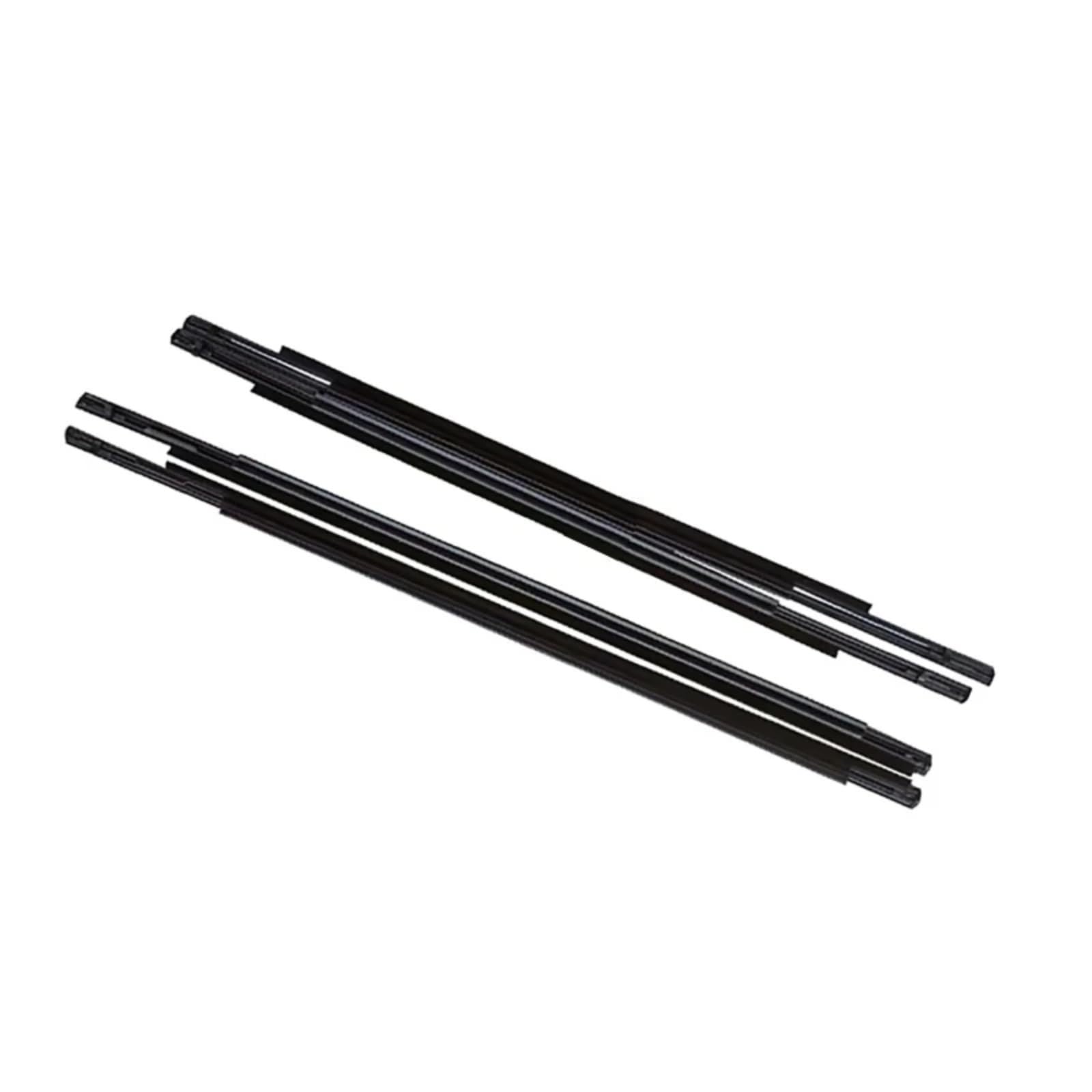 Automotive Window Seals Compatible with Mitsubishi for Lancer 2008-2018 for Evo 2008-2015 for Sportback 2009-2014 4pcs Car Window Weatherstrip 5727A005