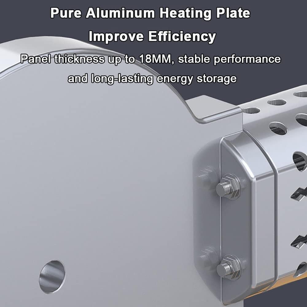 Saldatrice for tubi dell'acqua, saldatrice for tubi PPR con controllo digitale della temperatura (120-330 ℃), doppia dissipazione del calore, con 3 teste portapettini (75 mm 90 mm 110 mm) + custodia i