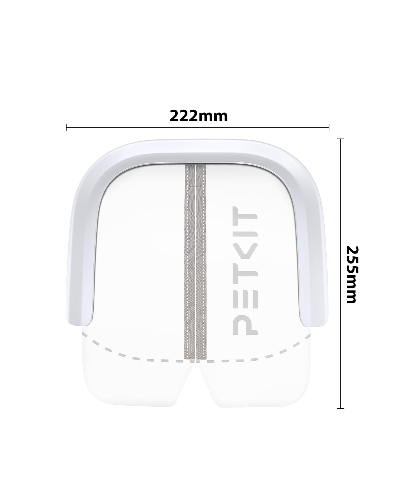 PETKIT Cortina Magnética 2.0, para Arenero Gatos Autolimpiable Pura MAX 2 y PUROBOT MAX Pro, a Prueba de Polvo, Reduce los Rastros de Arena, Duradero, Fácil de Limpiar, No para PUROBOT MAX Pro 2