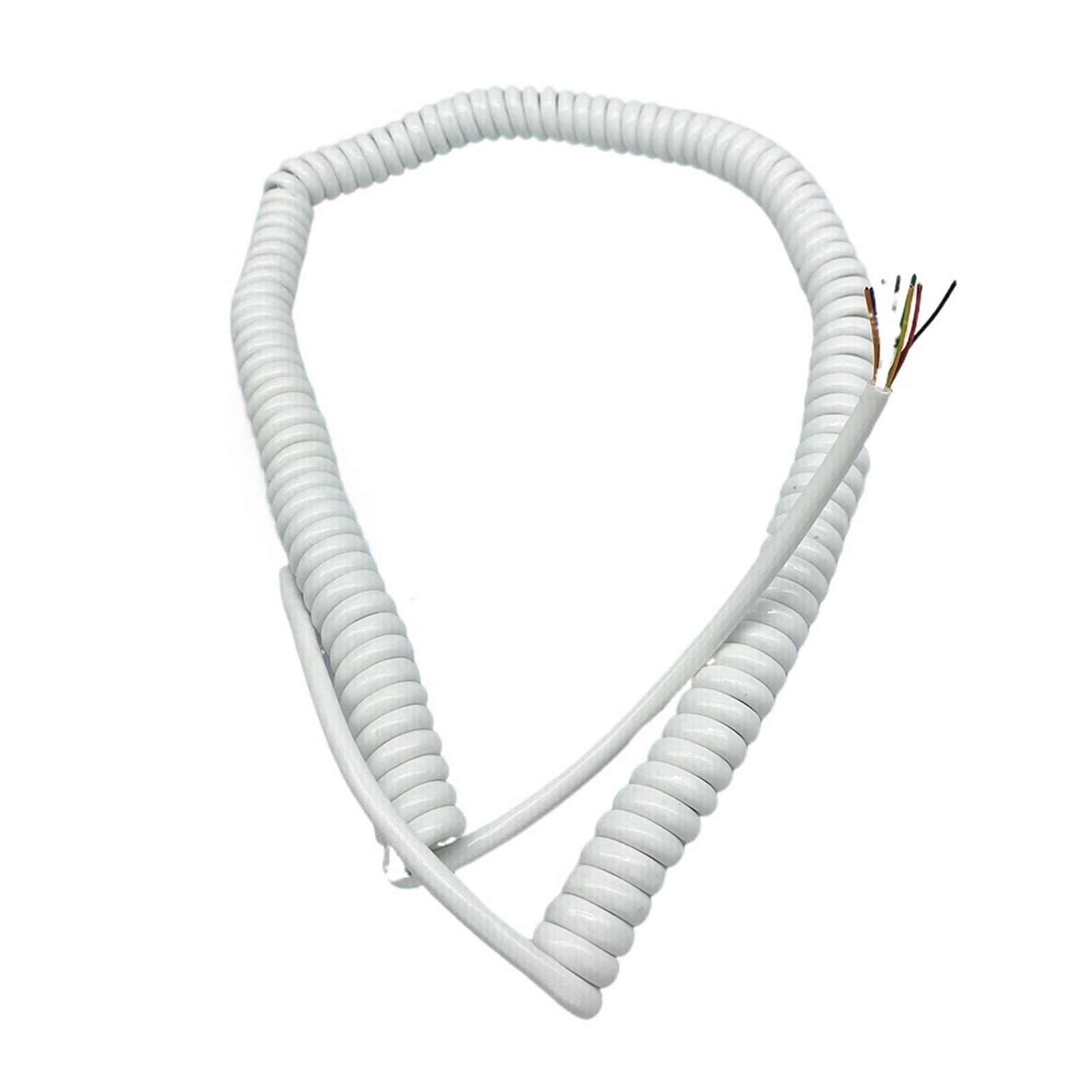 Espiral enrollada Cable elástico helicoidal for muelle de placa trasera, 3 metros, 9 núcleos, 0,2 mm, cuadrado, for elevación hidráulica, cable elástico en espiral Alambre de tensión