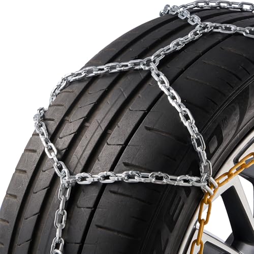 Vevor ANTI-SLIP SNOW CHAINS Auto Tightening Snow Chains, Diamond Mesh Traction Wheel Chains For Anti-Slip, Manganese Alloy Steel Emergency Tire Chains For Cars thumb #11