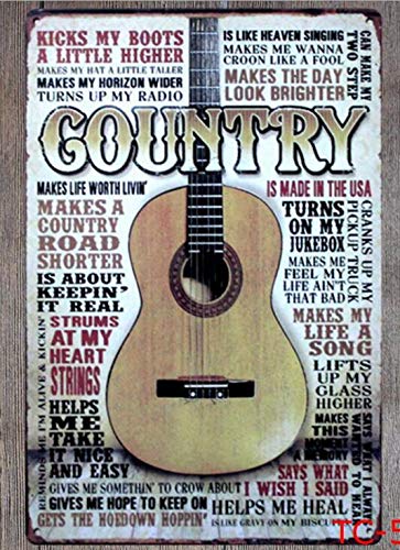 Sycle Circle - Cartel de metal estilo clásico y color sólido para decoración de pared (20 x 30 cm)