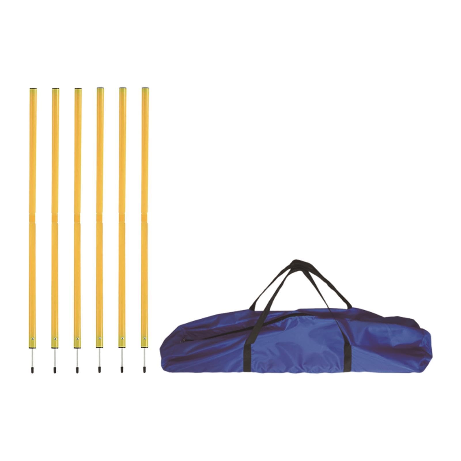 MYADDICTION 6 Pieces Football Agility Training Poles Fixed for Fitness Practice Football-image-49
