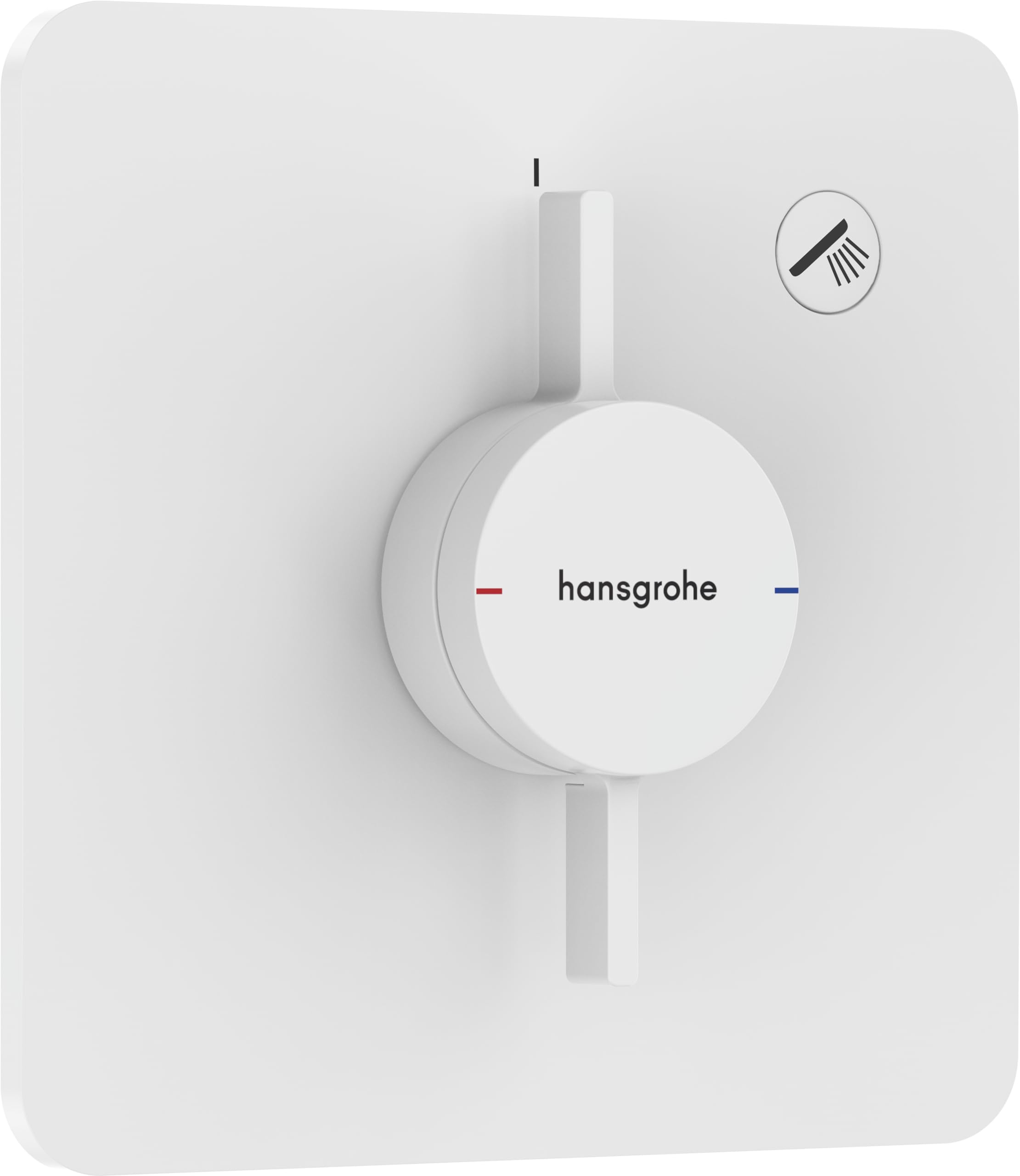 hansgrohe DuoTurn Q, shower mixer conceiled for 1 function, shower mixer tap, single lever shower mixer for iBox universal 2