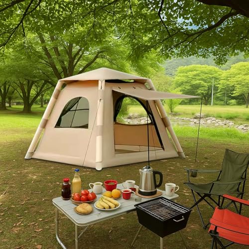 Carpa inflable para camping 4 personas con bomba