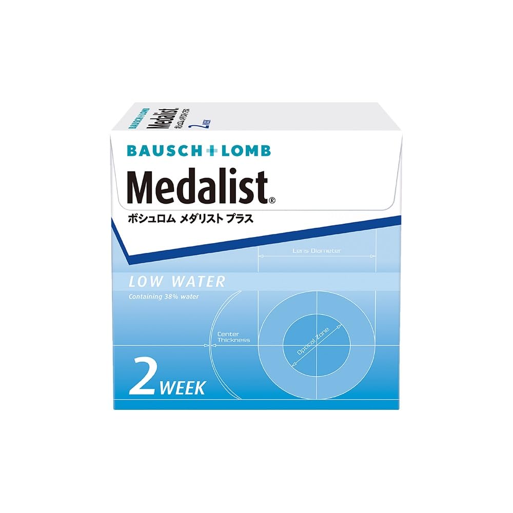Bausch + Lomb Boschrom Medalist Plus 2 Week, Pack of 6 [BC] 9.0 [PWR]-3.00 : Health & Personal Care
