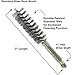Innovative Products of America (8080) 6 Piece Twisted Wire Stainless Steel Bore Brush Set for Cleaning Tubes, Ports, Bearings and More
