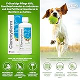 Clorexyderm 4% Shampoo für Hunde, Katzen & Pferde | Tiefenreinigung & Fellpflege | Unterstützt Hautfeuchtigkeit & Frische | Sanfte & Effektive Formel | 200ml