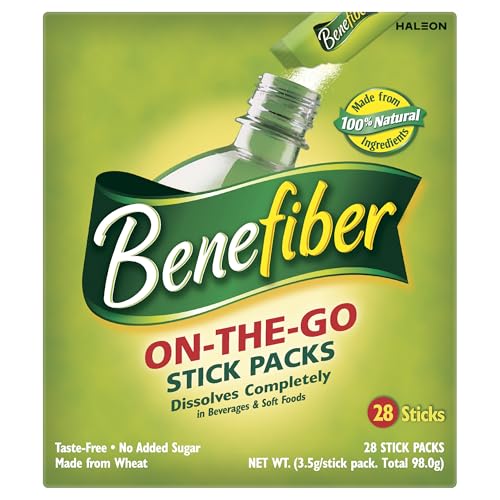 Benefiber Natural Fibre Supplement Go Taste Free 28 Sticks 98g 100 Ingredients