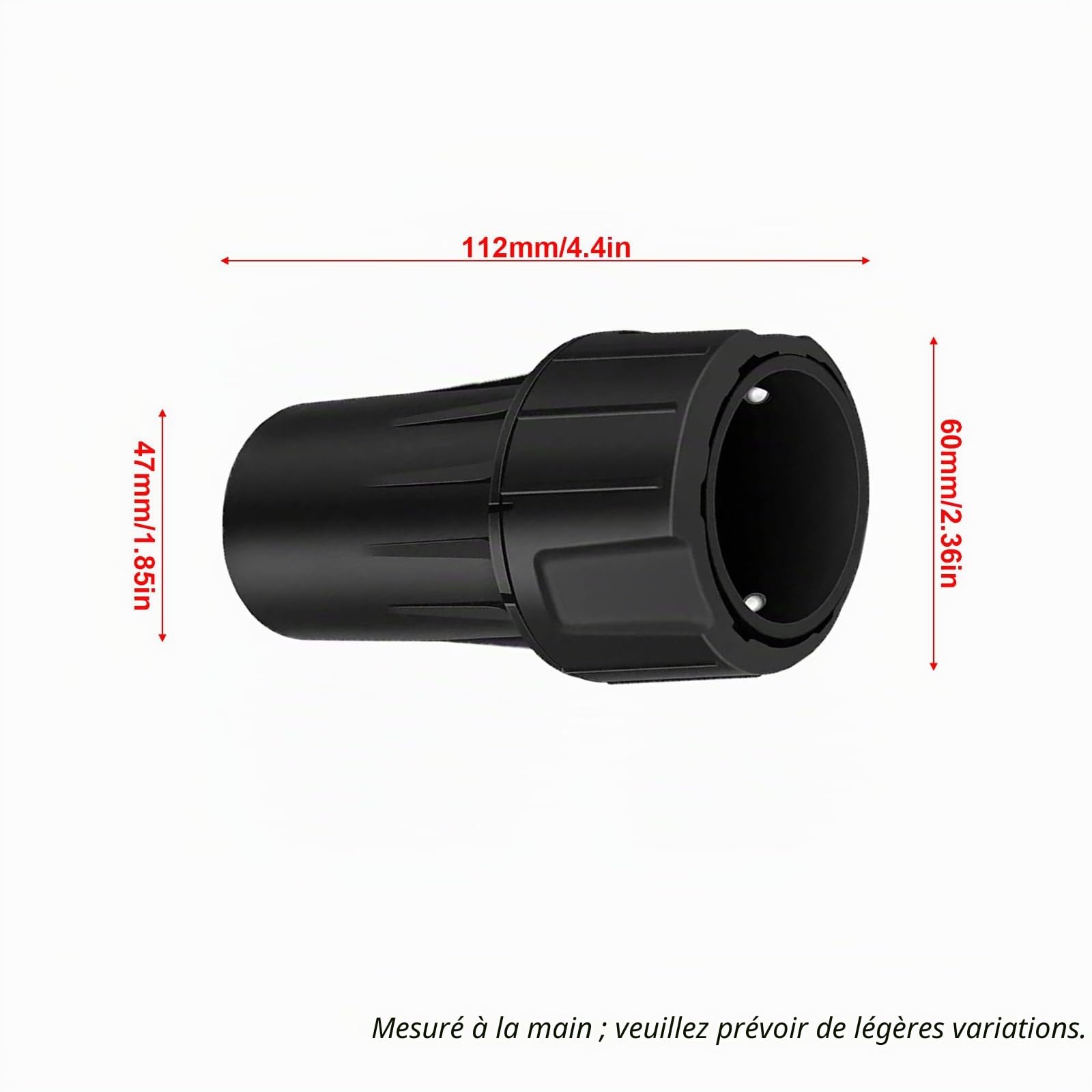 DWV9000 Adaptateur universel pour DeWalt - Adaptateur d'aspiration à fermeture rapide pour outils électriques - Raccord d'aspirateur compatible avec DWV902M DWE6423 et ponceuse excentrique