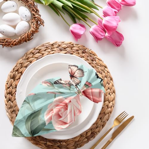 Servilletas de Tela Peony Roses Pack 6 50.5x50.5 cm miniatura 4