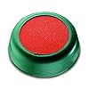 Läufer 69238 bevochtiger, voor het bevochtigen van enveloppen of postzegels, rond, Ø 10,5 cm, flexibele groene hoes…