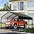 Nuturelly 12x20 FT Metal Carport, Heavy Duty Carport Canopy with Enhanced Base, Outdoor Car Shelter with Galvanized Steel Roof and Frame Garage for Truck, SUV, Boat, Gray