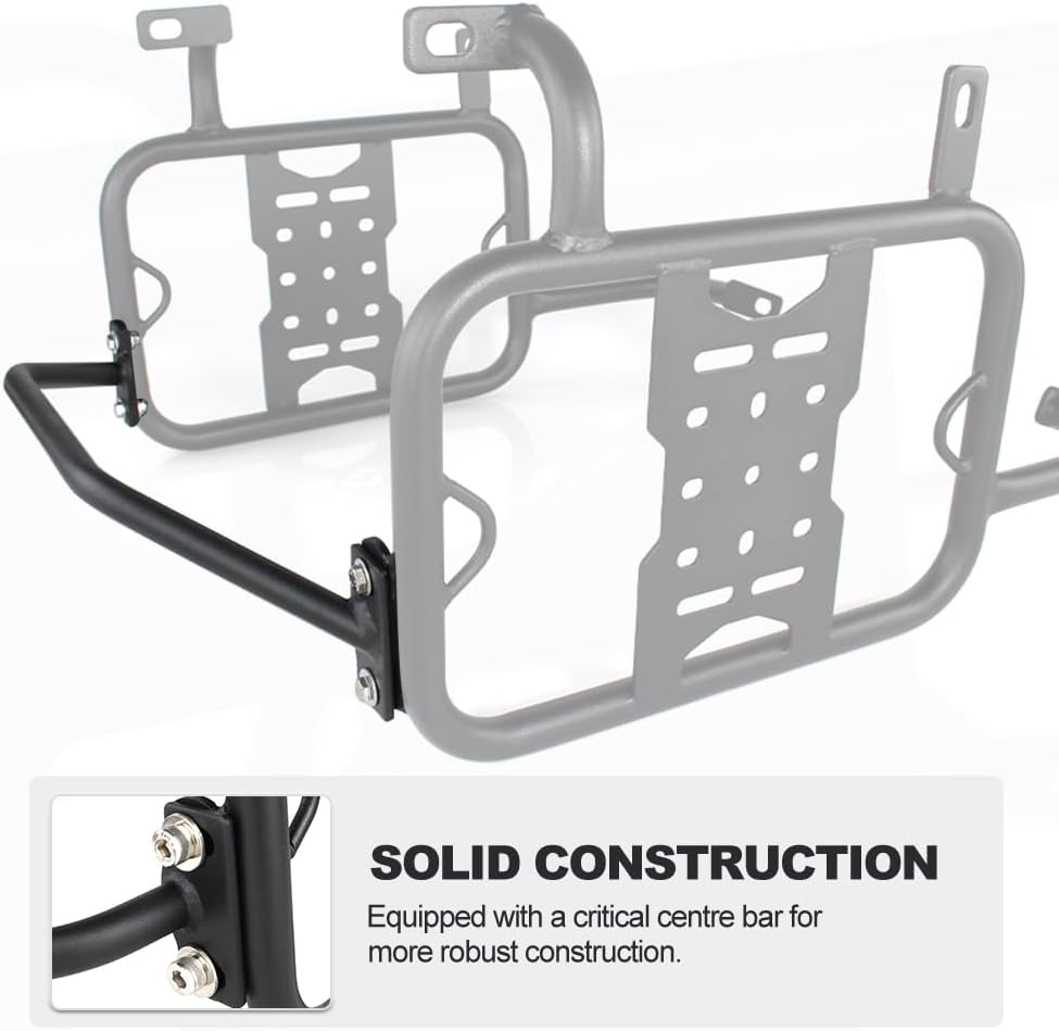 Xitomer Luggage Rack Fit for XL 750 Transalp 2023 2024 2025 Motorcycle Pannier Rack Fit for XL 750 Transalp Motorcycle Side Rack Saddlebag Support Carrier