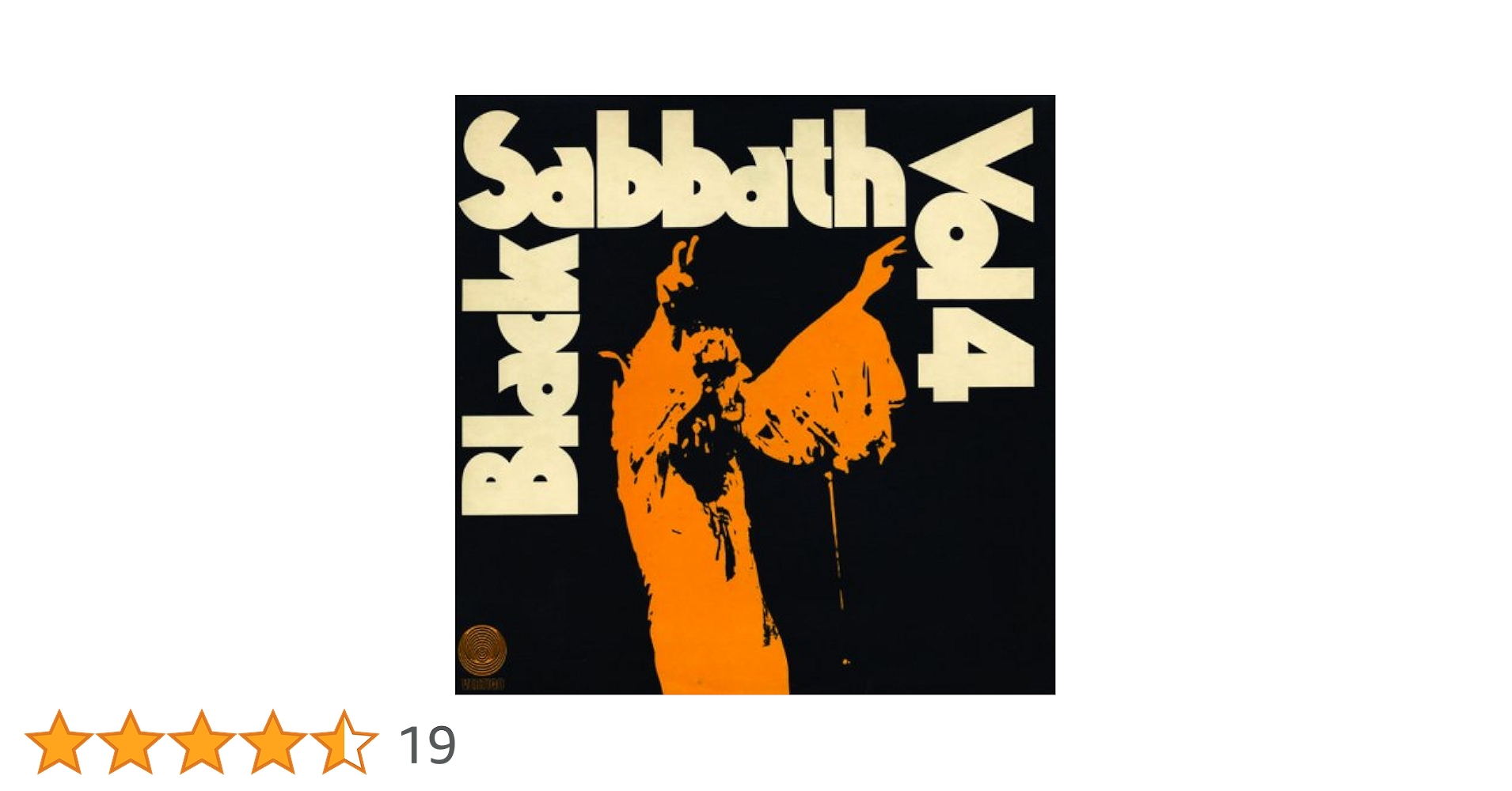 【超美品】Black Sabbath Vol. 4 ブラックサバス ブラック・サバス / ブラック・サバス 4 BLACK SABBATH VOL.4