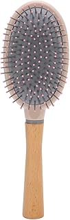 Escova de madeira para remo, escova de cabelo desembaraçadora escova de massagem para o couro cabeludo, reduzindo a quebra do cabelo para cabelos grossos encaracolados finos longos e secos molhados