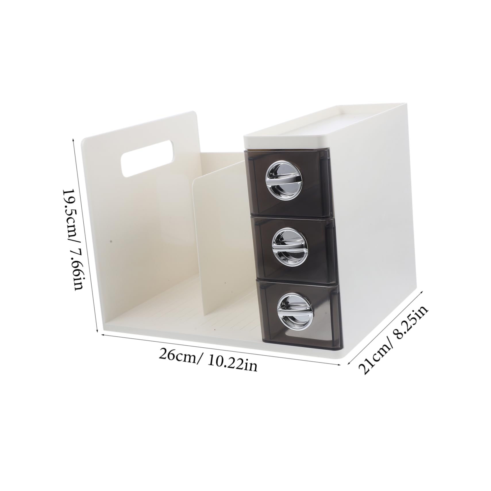 File Organizer Desktop Storage Rack Space Saving File Folder Holder for Documents Magazines Books Drawer Design for Home Office Study Classroom Organization