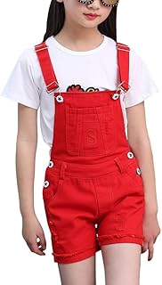 Red overall shorts Clearance