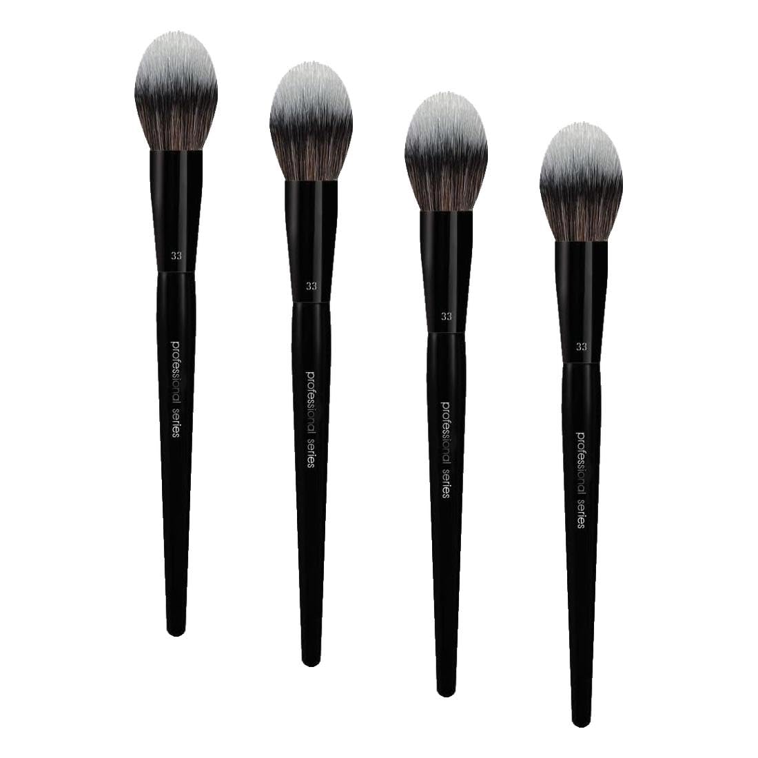 Elly Sivri Yapılı Pudra Fırçası - 33 (4 paketi)