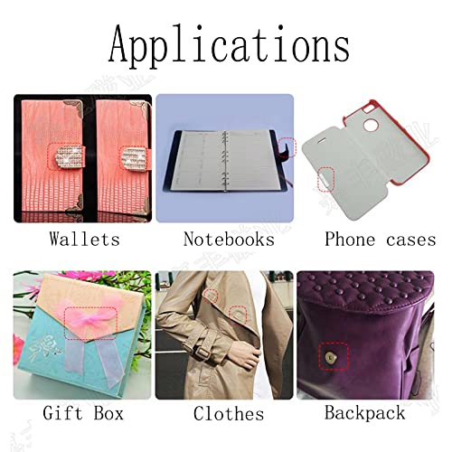 SyiXute 20 works Hidden Sew Magnetic Snap,15mm Magnetic Closures for Bags,Invisible Hidden Sew Magnetic Purse Closure Fastener in PVC for Handbag Clothing - Image 2