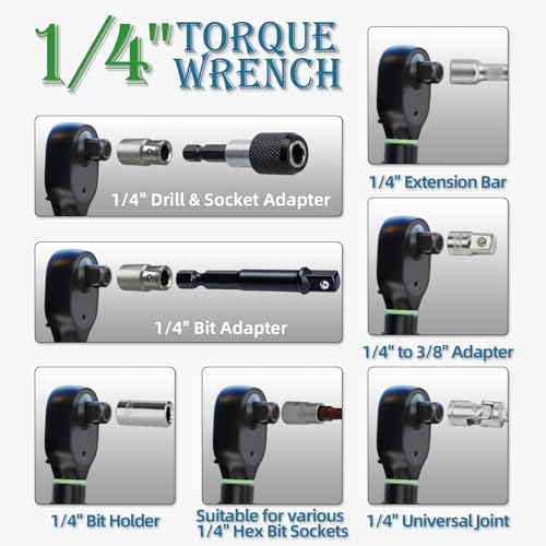 LLAVETOR 71Pcs Bike Torque Wrench Set