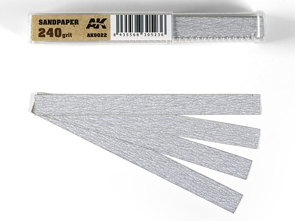 Dry Sandpaper 240 grit x 50 units AK Interactive - AK9022