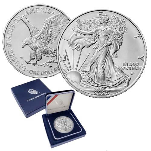 2025 american silver eagle 1 us mint brilliant uncirculated