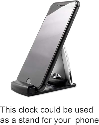 Miniatura 5 de MARATHON Reloj despertador con calendario y temperatura para viaje CL030023 - batería incluida