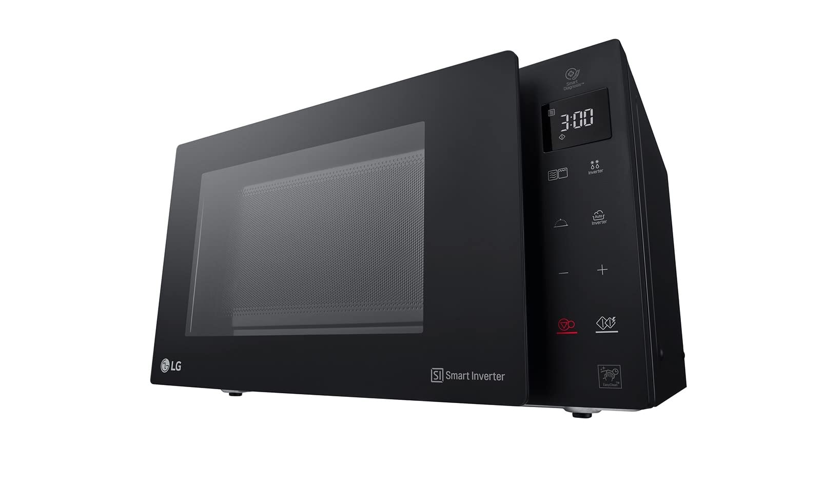 LG MH7235GPS Mikrowelle Smart Inverter mit Quarzgrill, 32 Liter, 1200 W, Automatikprogramme, 5 Leistungsstufen, inklusive Mikrowellenteller Crispy - Schwarz Rauch