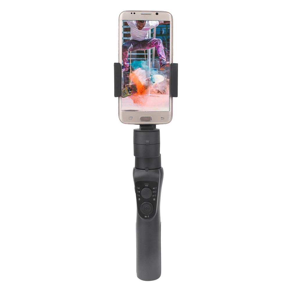 Stabilizzatore per Telefono Portatile a Tre Assi con Rotazione di 330°, per Vlogger - Design in Materiale ABS