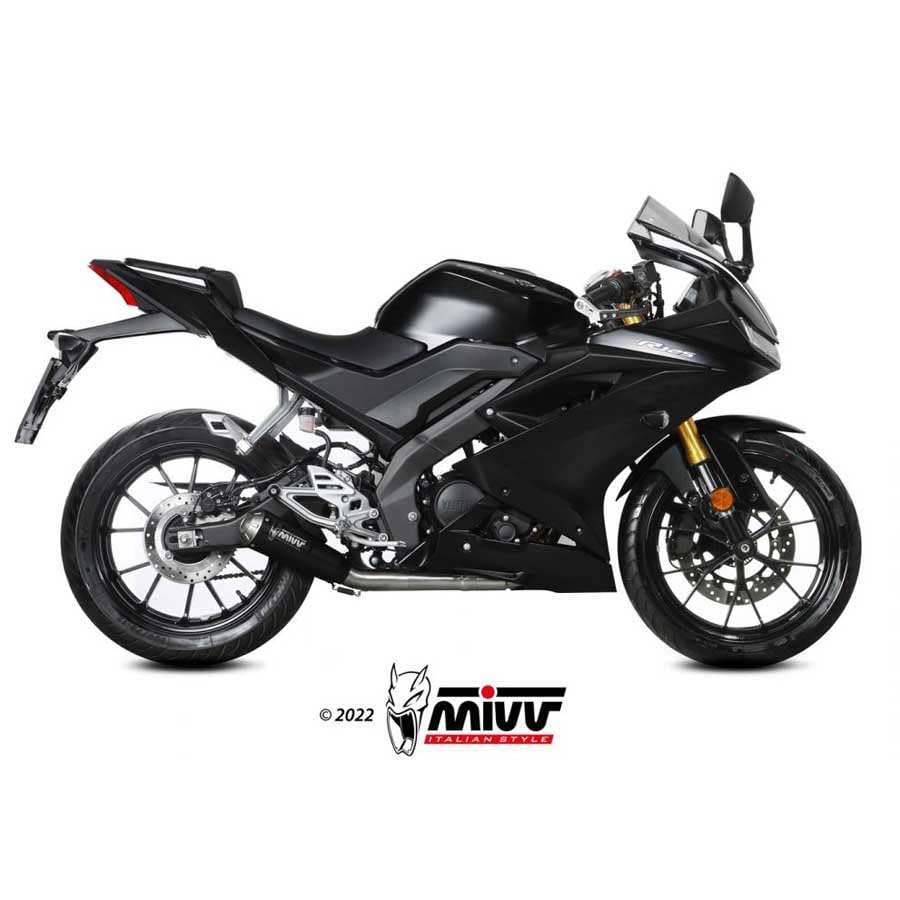 Ligne complète MIVV X-M1 Black - Yamaha YZF R125 / MT-125