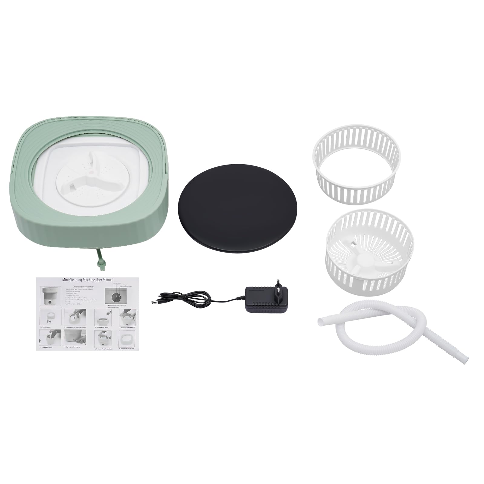 Tragbare 6.5 Liter Faltbare Mini Waschmaschine Waschautomat Reisewaschmaschine Miniwaschmaschine Camping Mobile Small Washing Machine Spezialwaschmaschine Für Intimbekleidung 3 Reinigungsmodi