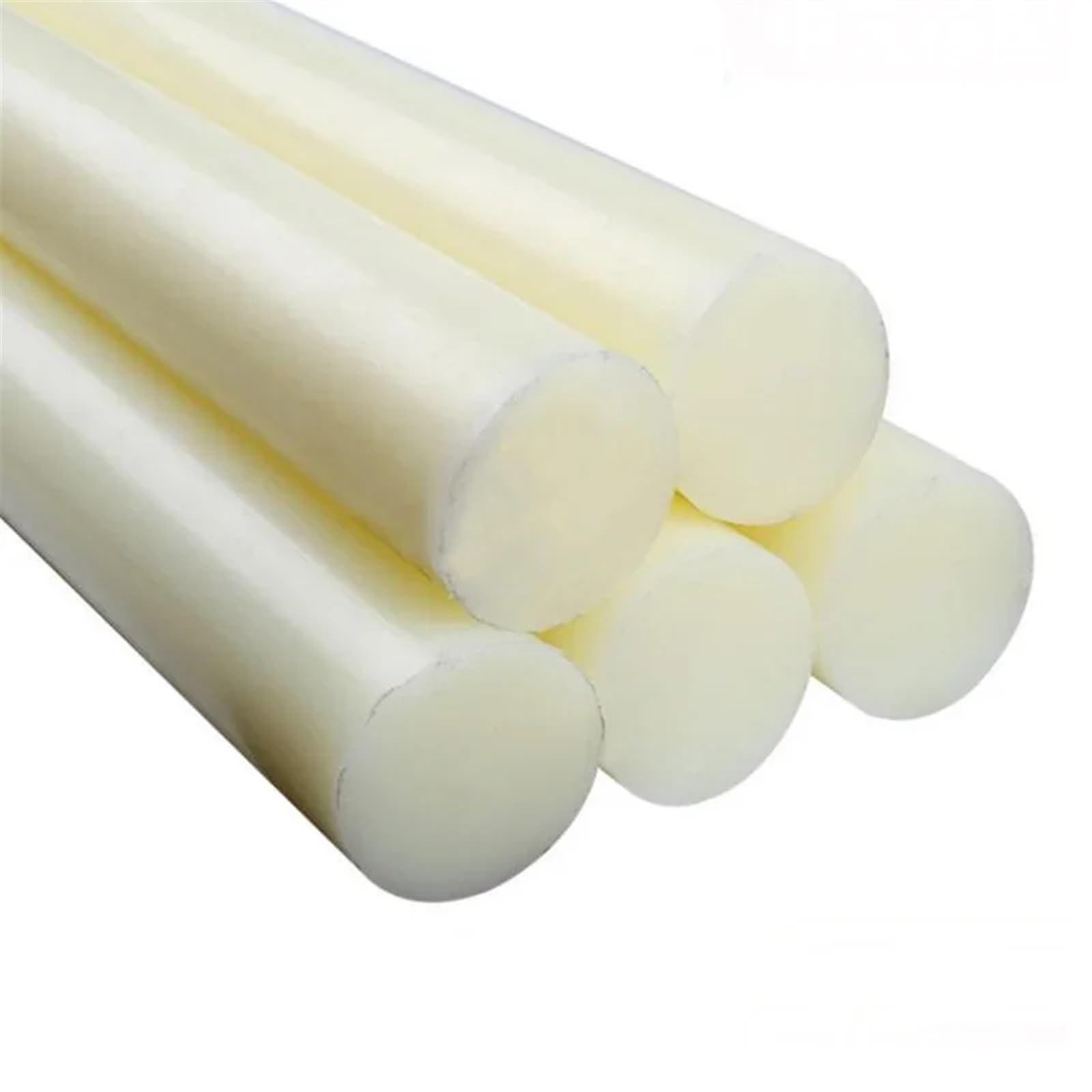 Nylon Stange 1 Stück Beige Nylonstange Kunststoffstange Rundstange Verschleißfeste Hartstange Massivzylinder Durchmesser 15-45mm Verarbeitungslänge 500mm(40mm)