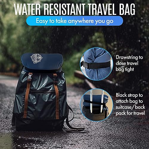 Camping-Pillow-Soft-Breathable-Backpacking-Pillow-for-Camping-wGel-Memory-Foam-Cotton-Water-Resistant-Blue-Camp-Pillows-for-Sleeping-17-x-14-x-45-Travel-Size-Camp-Pillow