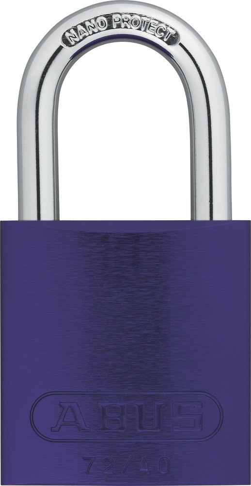 Abus H25 43598 Cadenas à clé en aluminium Consignation 72/40 Violet