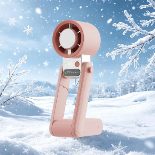 Ventilador portátil de mano para camping y playa con flujo ajustable 4